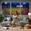 St. Louis Cardinals Baseball Team Print - Busch Stadium Wall