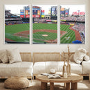 New York Mets Baseball Team Print - Citi Field Baseball