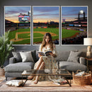 Citizens Bank Park Philadelphia Phillies Wall Art Canvas |
