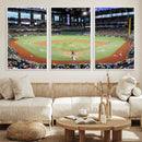 Texas Rangers Baseball Team Print - Arlington Globe Life