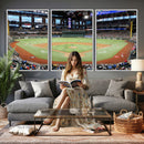 Texas Rangers Baseball Team Print - Arlington Globe Life