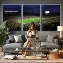 Michigan Wolverines Football Canvas Wall Decor, Football