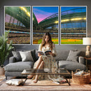 Milwaukee Brewers Baseball Team Print Canvas- American