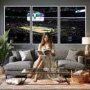 Milwaukee Bucks Basketball Print - Fiserv Forum Stadium Wall