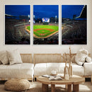 Truist Park Night Game Canvas Art - Atlanta Braves Stadium by MyGreatCanvas | Canvas Wall Art Prints | Photo Prints & Wall Decor