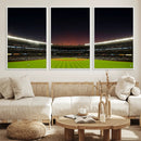 Yankee Stadium Night Game Triple Canvas, Yankee Stadium