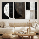 Abstract Modern Wabi Sabi Wall Art Canvas Print Set –