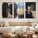 Minimalist Wabi Sabi Abstract Geometric Wall Art Canvas