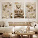 Serene Buddha Wall Art | Yoga Room Decor and Meditation Wall