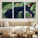 Decadent Girl by Ramon Casas Wall Art Canvas Print, Framed