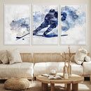 Hockey Player Wall Art Canvas Print - Sports-Inspired
