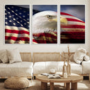 American Flag Eagle Symbol Wall Art, American Flag Eagle by MyGreatCanvas | Canvas Wall Art Prints | Photo Prints & Wall Decor