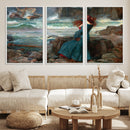 Miranda by the Shore Wall Art Canvas Print – Tempest Scene by MyGreatCanvas | Canvas Wall Art Prints | Photo Prints & Wall Decor