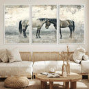 Chines Style Majestic Horses Wall Art | Ready to Hang and