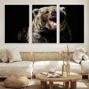 Grizzly Bear Canvas Print | Wildlife Wall Art for Cabin by MyGreatCanvas | Canvas Wall Art Prints | Photo Prints & Wall Decor