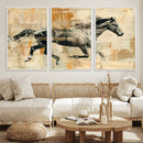 Chines Style Running Horse Western Wall Art | Farmhouse Wall
