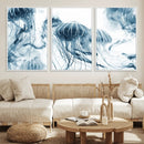 Abstract Jellyfish Canvas Print Wall Art