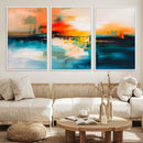 Colorful Abstract Wall Art | Bold Modern Canvas Print |