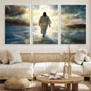 Jesus Walking on Water Wall Art | Canvas Print | Ready to