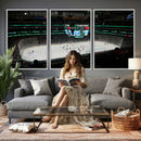 American Airlines Center Dallas Stars Wall Art Canvas Print