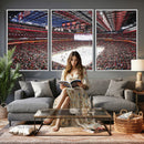 Barton Malow Little Caesars Arena Detroit Wall Art Canvas