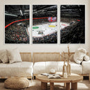Vaudoise Lausanne Ice Hockey Arena Stadium Wall Art Canvas,