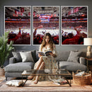 Carolina Hurricanes Ice Hockey Stadium Wall Art, Carolina