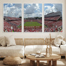 NC State Wolfpack Football Team Print Canvas- Raleigh