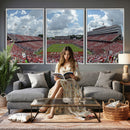 NC State Wolfpack Football Team Print Canvas- Raleigh