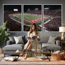 Houston Cougars Football Team Print - Houston TDECU Stadium