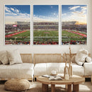 Framed Houston Cougars Football Team Print - Houston TDECU by MyGreatCanvas | Canvas Wall Art Prints | Photo Prints & Wall Decor
