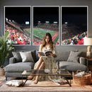 Houston Cougars Football Team Print - Houston TDECU Stadium