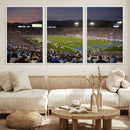 UCLA Bruins Football Team Print - Pasadena Rose Bowl Stadium