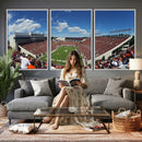Virginia Tech Hokies Football Team Print - Blacksburg Lane