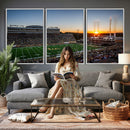 Demon Deacons Football Team Print Canvas- Winston-Salem