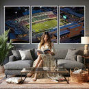 University of North Texas Mean Green Football Artwork,