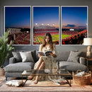 Wolfpack Football Team Wall Art Print - Raleigh