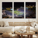 Duke University Blue Devils Football Print Canvas - Durham