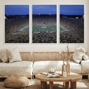 University of Michigan Wolverines Football Team Print - Ann by MyGreatCanvas | Canvas Wall Art Prints | Photo Prints & Wall Decor