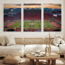 Framed Arizona Wildcats Football Team Print - Tucson Arizona by MyGreatCanvas | Canvas Wall Art Prints | Photo Prints & Wall Decor