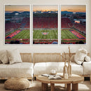 Arizona Wildcats Football Team Print - Tucson Arizona by MyGreatCanvas | Canvas Wall Art Prints | Photo Prints & Wall Decor