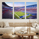 Buffalo Bills Football Team Print Canvas - Buffalo Highmark by MyGreatCanvas | Canvas Wall Art Prints | Photo Prints & Wall Decor