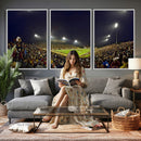 Central Michigan University Chippewas Canvas Wall Art,