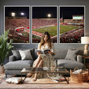 Indiana University Hoosiers Football Team Print Canvas