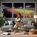 Iowa State University Cyclones Canvas Print, Football Team