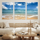 Sea View From the Beach Canvas Print