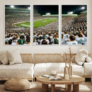 Michigan State Spartans Football Canvas Print - East Lansing
