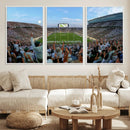 Michigan State Spartans Football Team Art Print - East