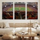 Syracuse University Orange Football Canvas Print, Football