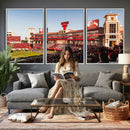 Jones AT&T Stadium Texas Tech Red Raiders Wall Art | Large